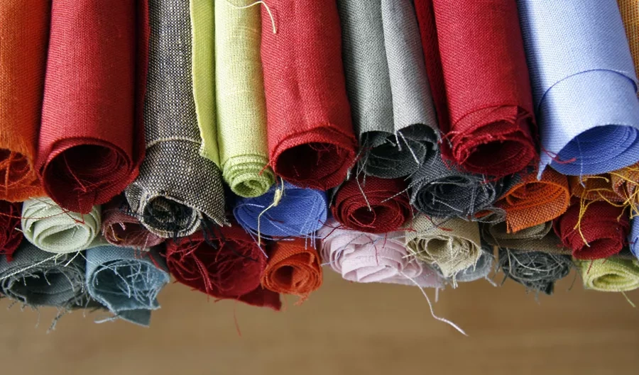Rolled fabric panels